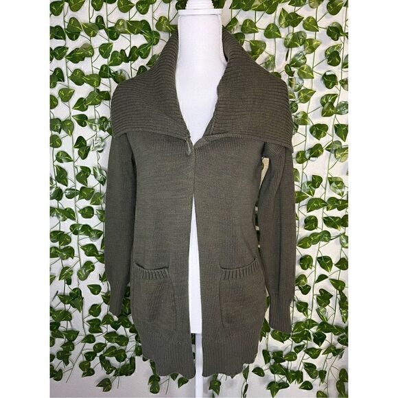 Hurley Long Knit Cardigan Sweater - Picture 1 of 5